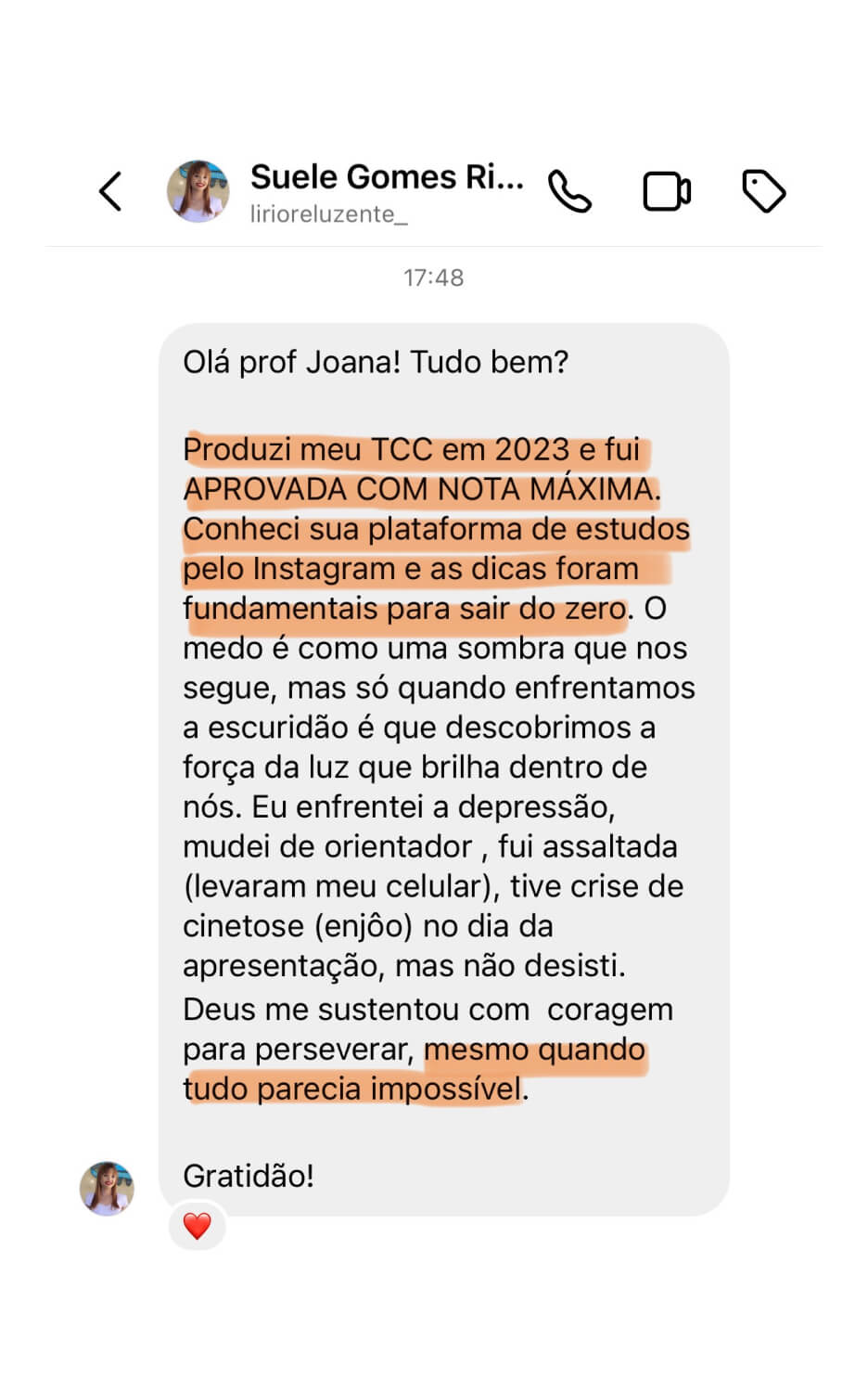 07 - Depoimento - venceu o medo 1